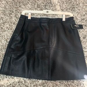 Leather skirt